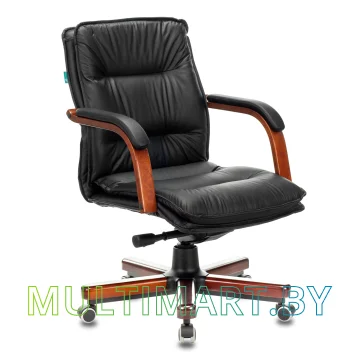 Кресло Бюрократ T-9927WALNUT-LOW (черный)